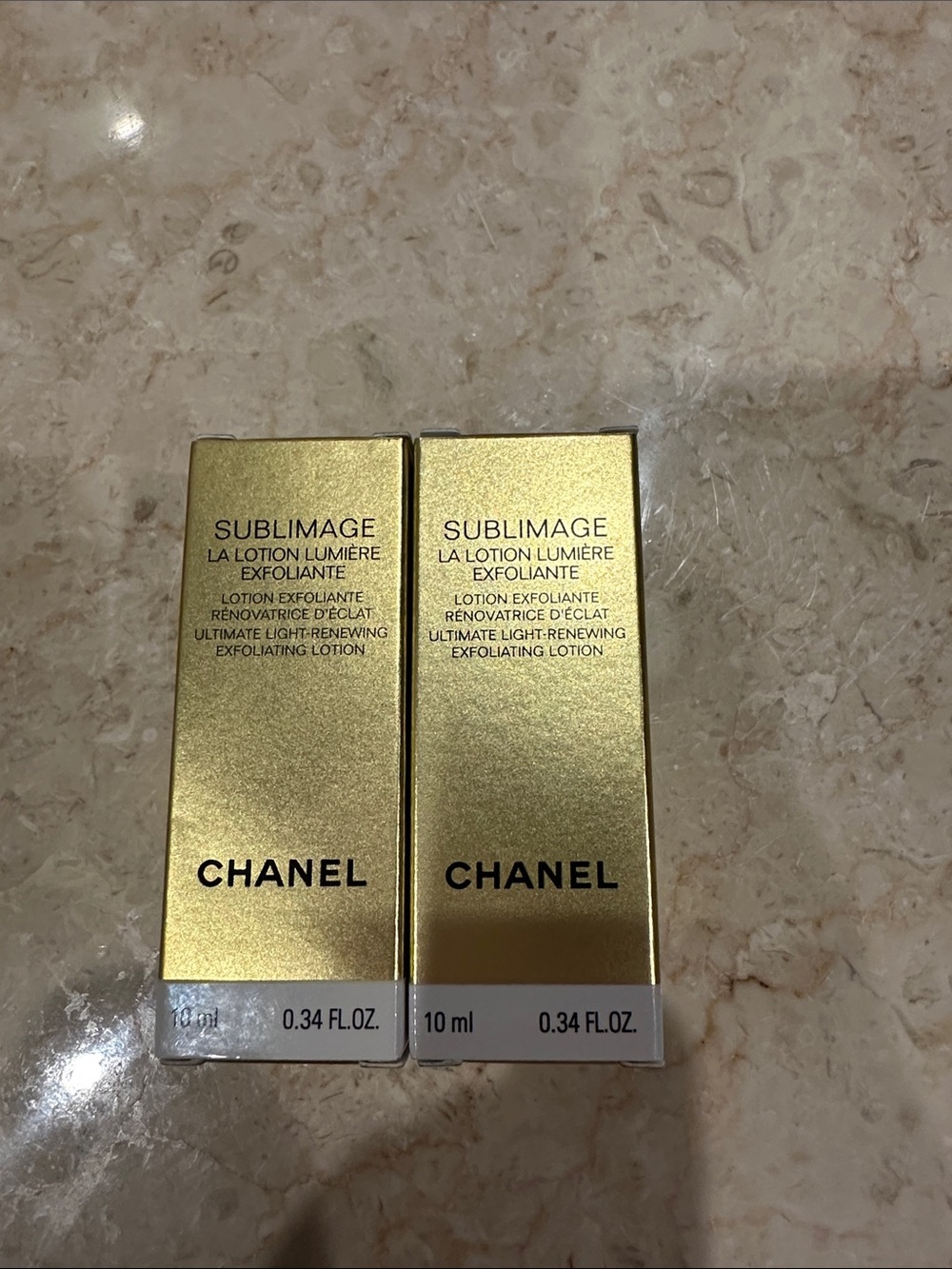 CHANEL Sublimage Exfoliating Lotion duo